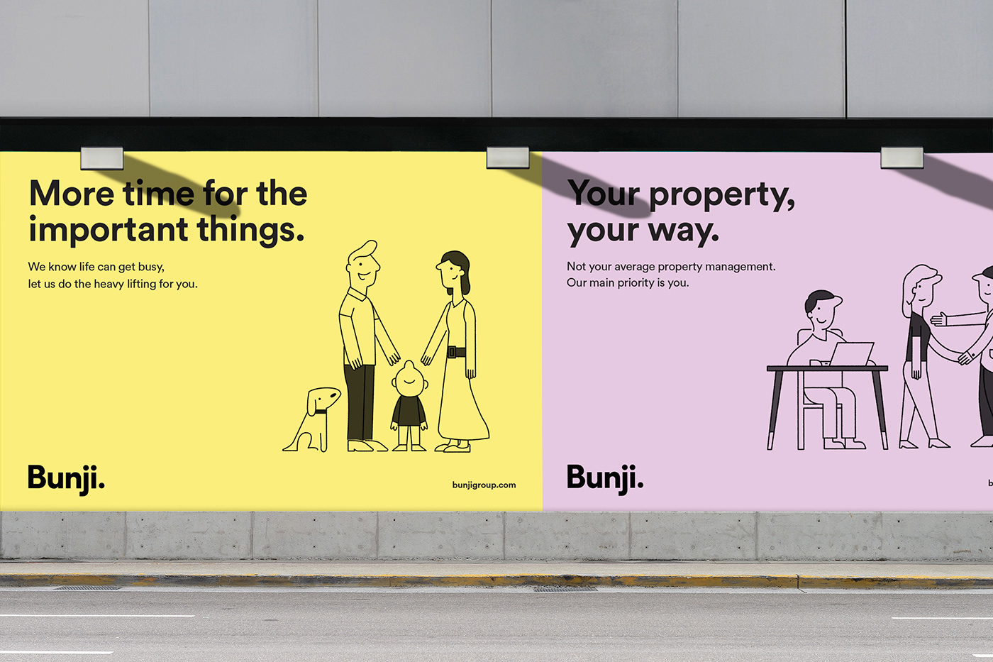 branding  art direction  ILLUSTRATION  design Signage Melbourne Playful Australia property Advertising 