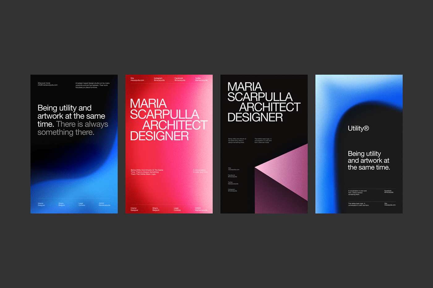 design Graphic Designer typoraphy poster gradient color Figma InDesign