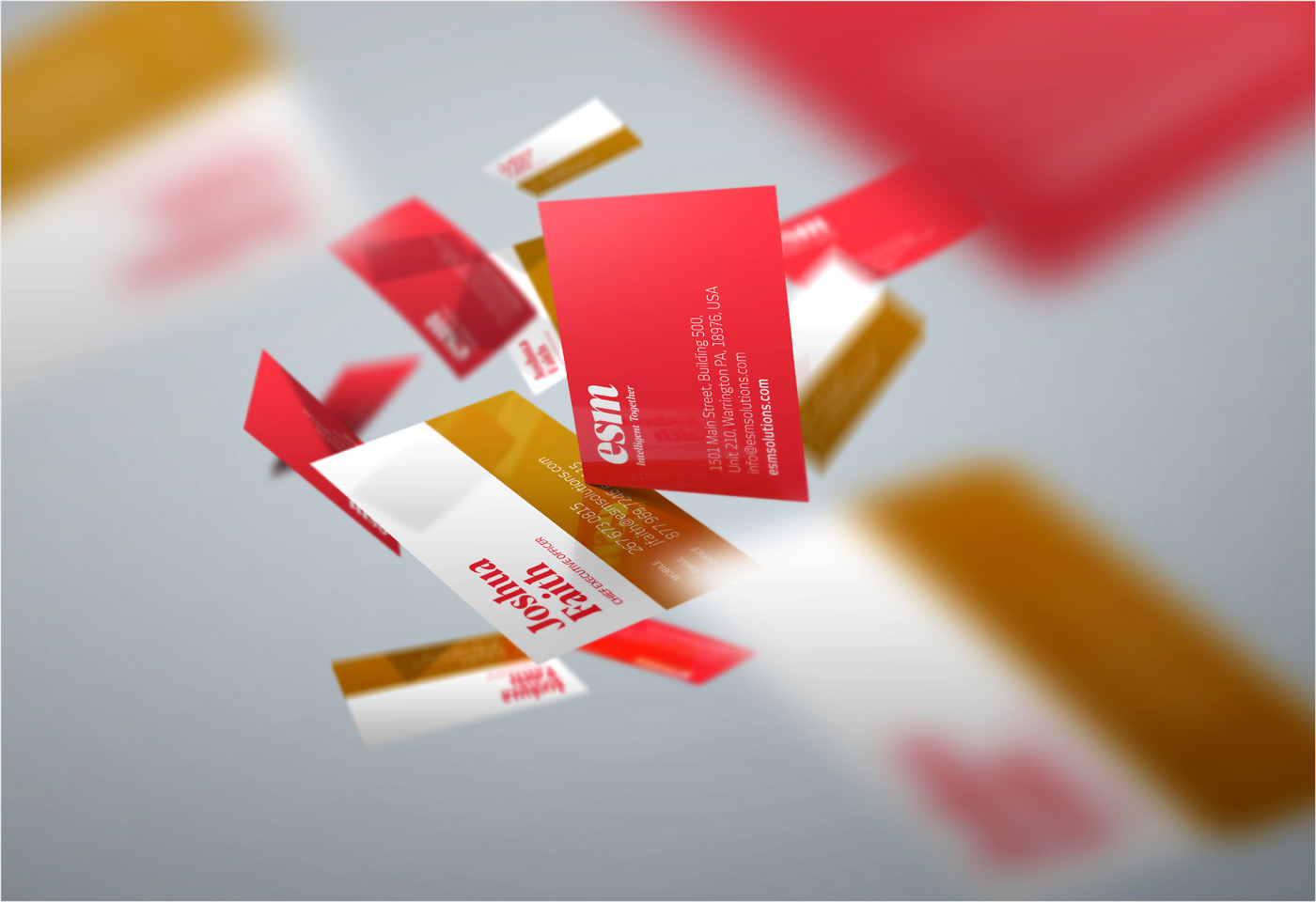 Corporate identity design - business cards. https://frank-brands.com/