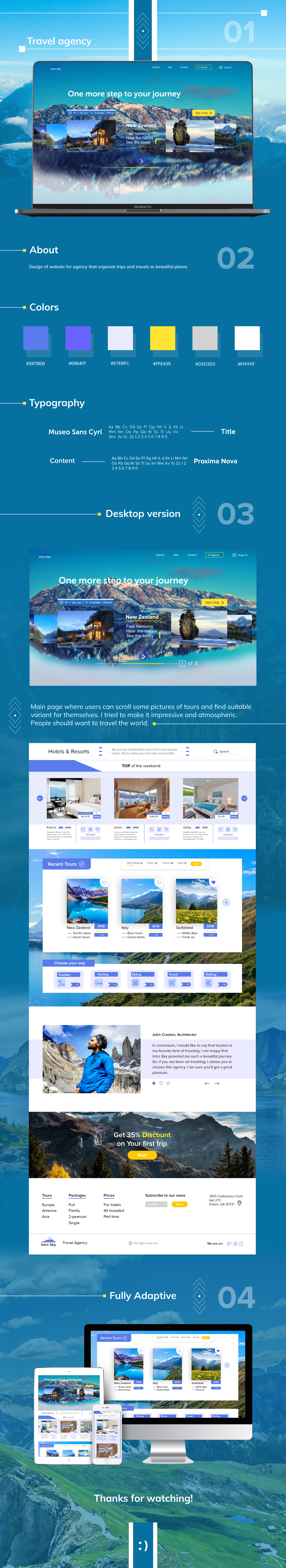 Web Design  ui design UXUI design landing page business digital design interfaces Website design concept travel agency