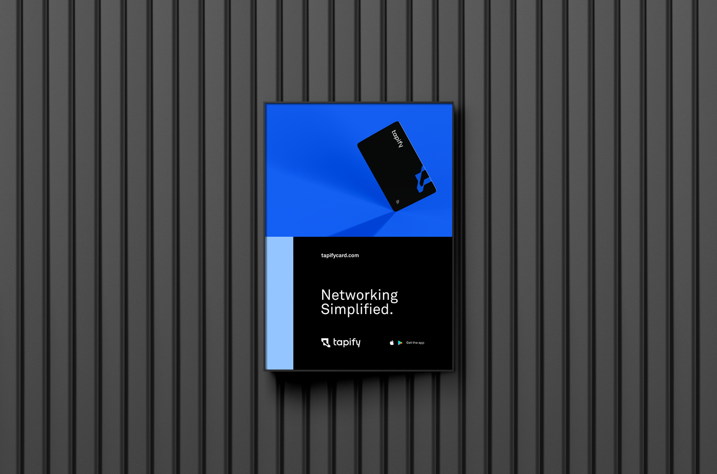 brand identity logo minimal modern networking smart business card Startup Tapify Technology