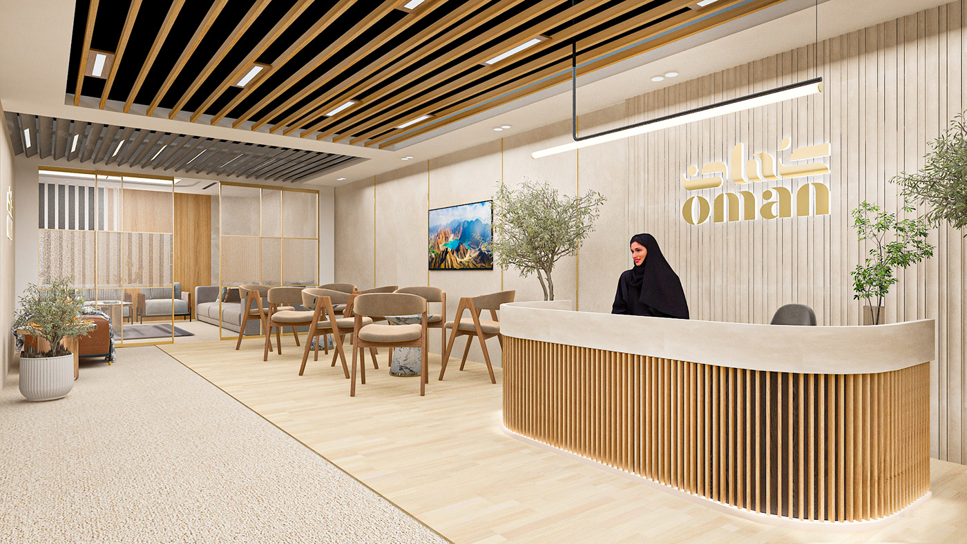 Sultanate of Oman Oman Exhibition  Event Stand Exhibition Design  architecture interior design  UAE ITB BERLIN 2024