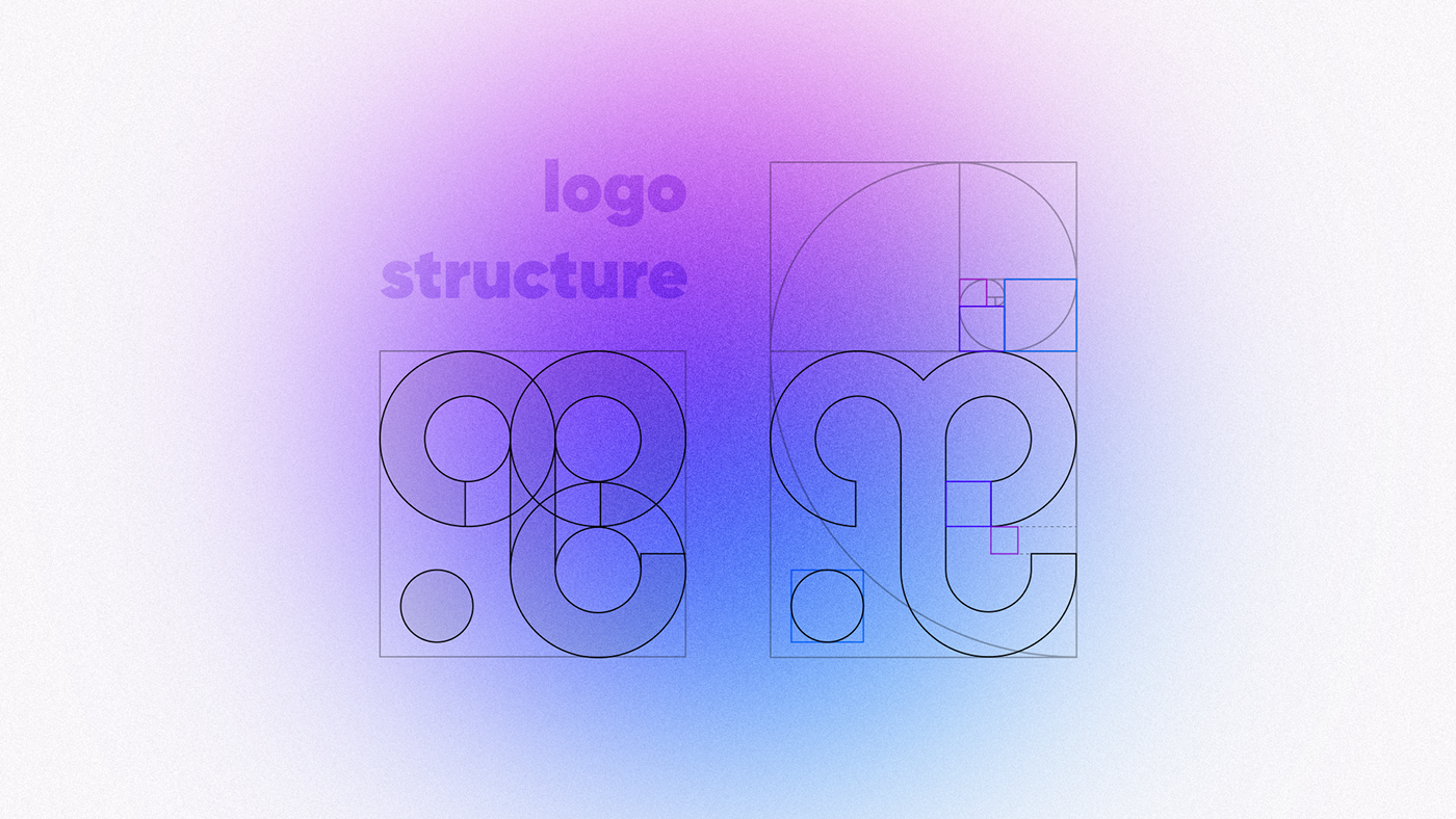 graphic design branding  identity crypto digital network logo modern simple