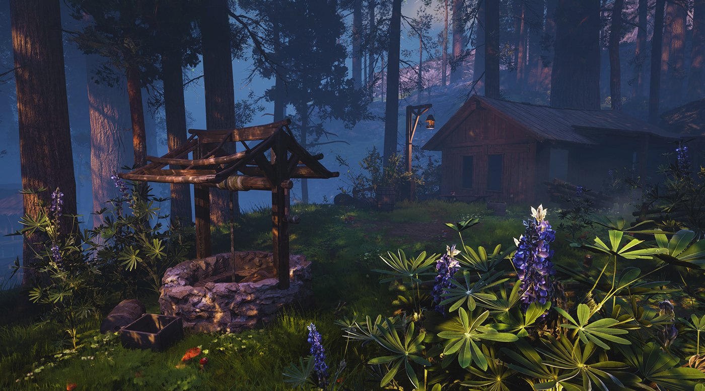 concept environment Game Art Landscape LEVEL ART Level Design lighting swamp UE5 Unreal Engine 5