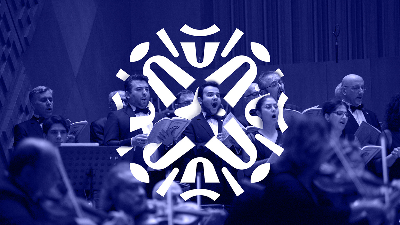branding  choir icon design  identity Logo Design poster state turkish acapella music