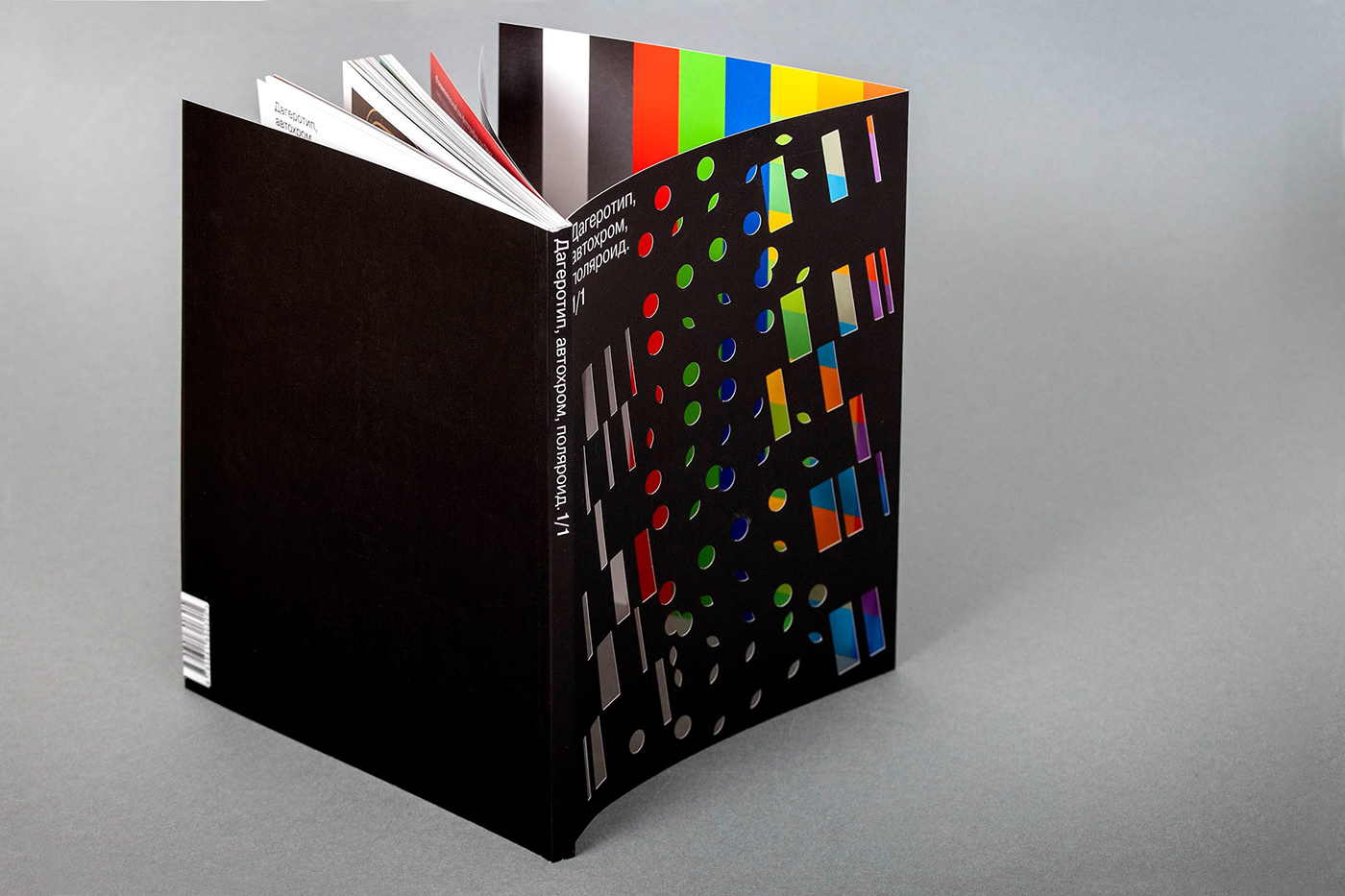 design graphic design  book Bookdesign Layout photobook gradient POLAROID Photography  publishing  