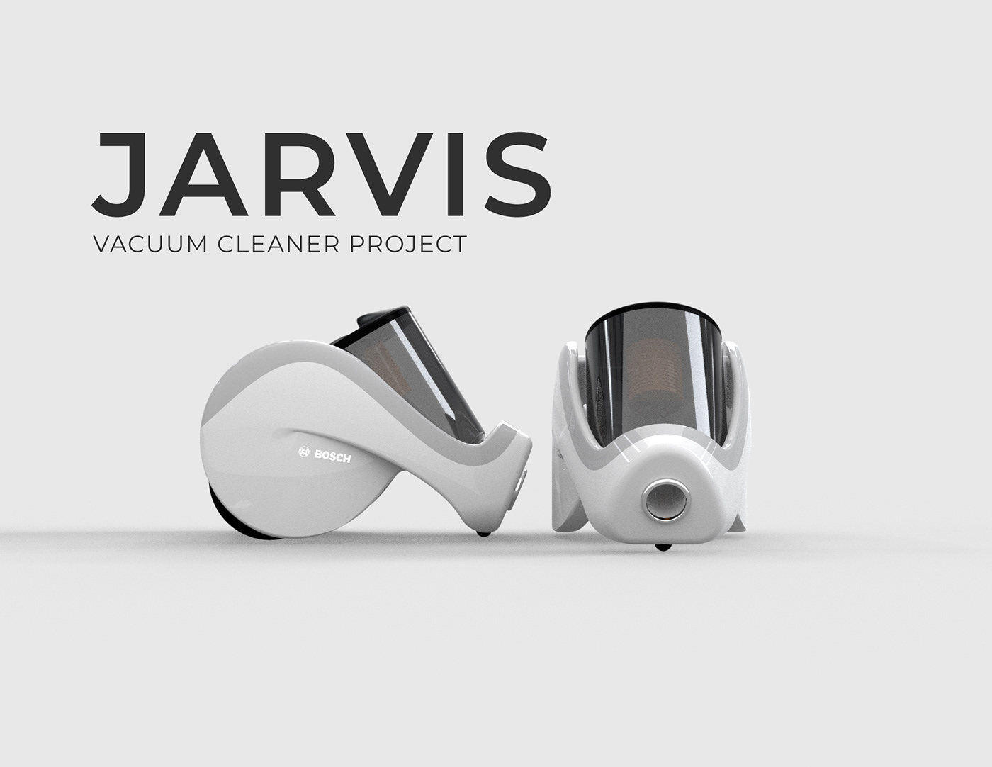 3D Render vacuum cleaner visualization