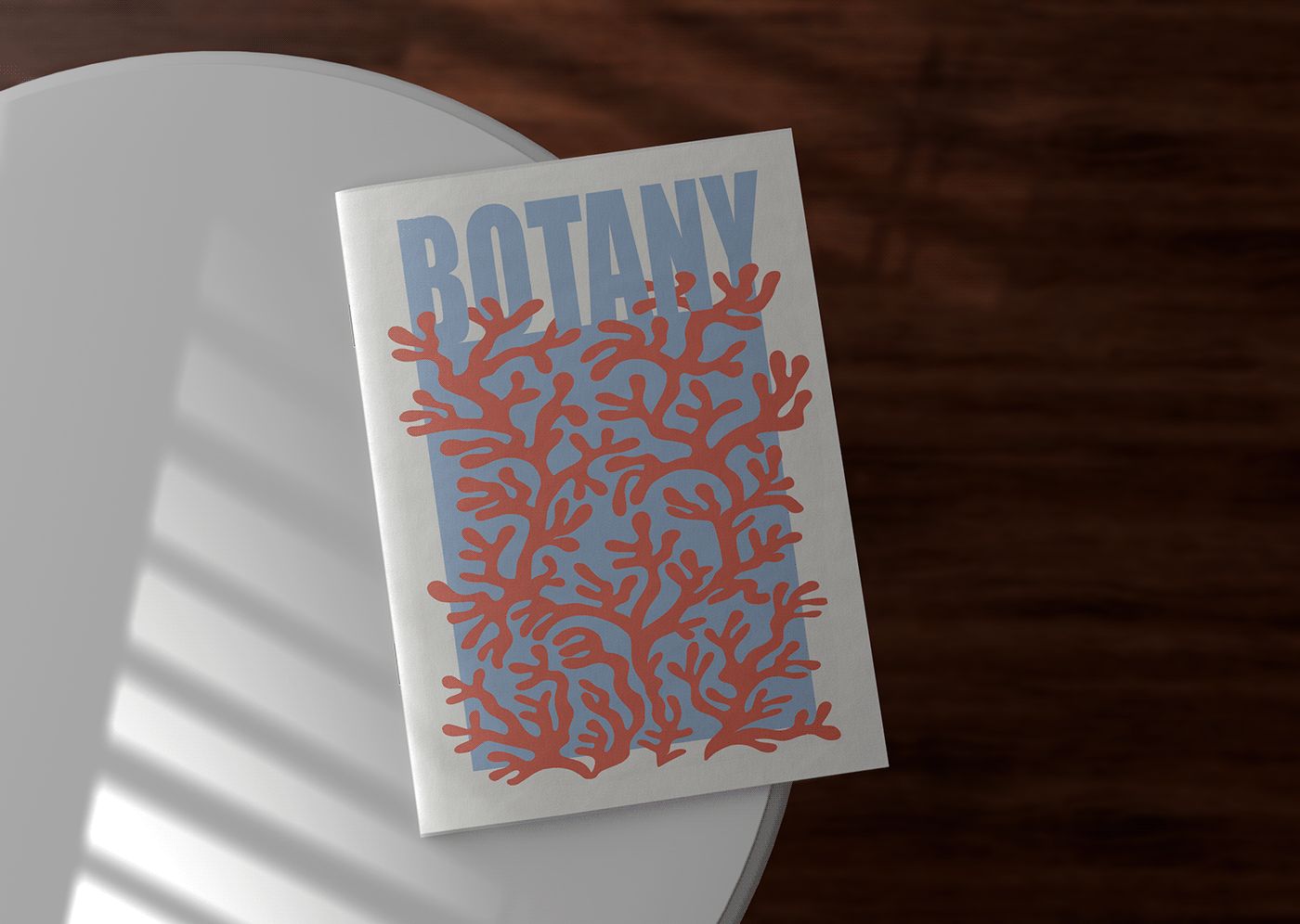 magazine cover design cover botany ILLUSTRATION  coral minimal modern