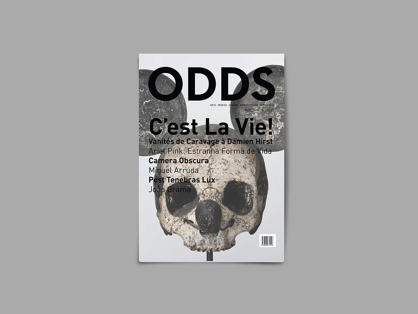 odds magazine editorial revista cover Zine  art design ODDLY Damien Hirst vanités death Ariel Pink musica motion graphic