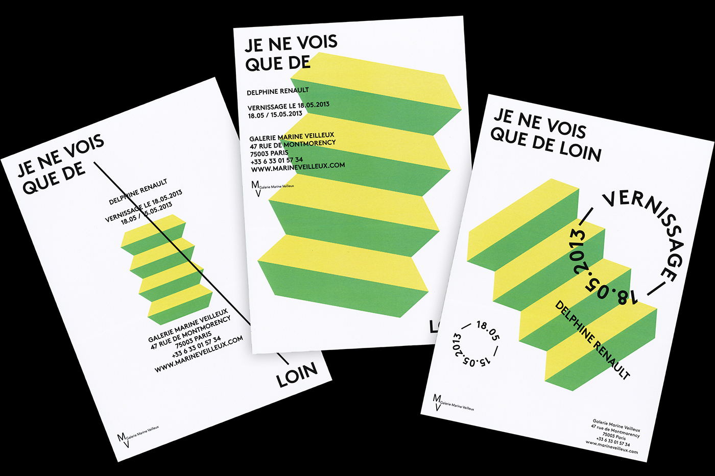 test flyer a5 experimental modern expo exposition art green line Dada swiss Switzerland Paris france