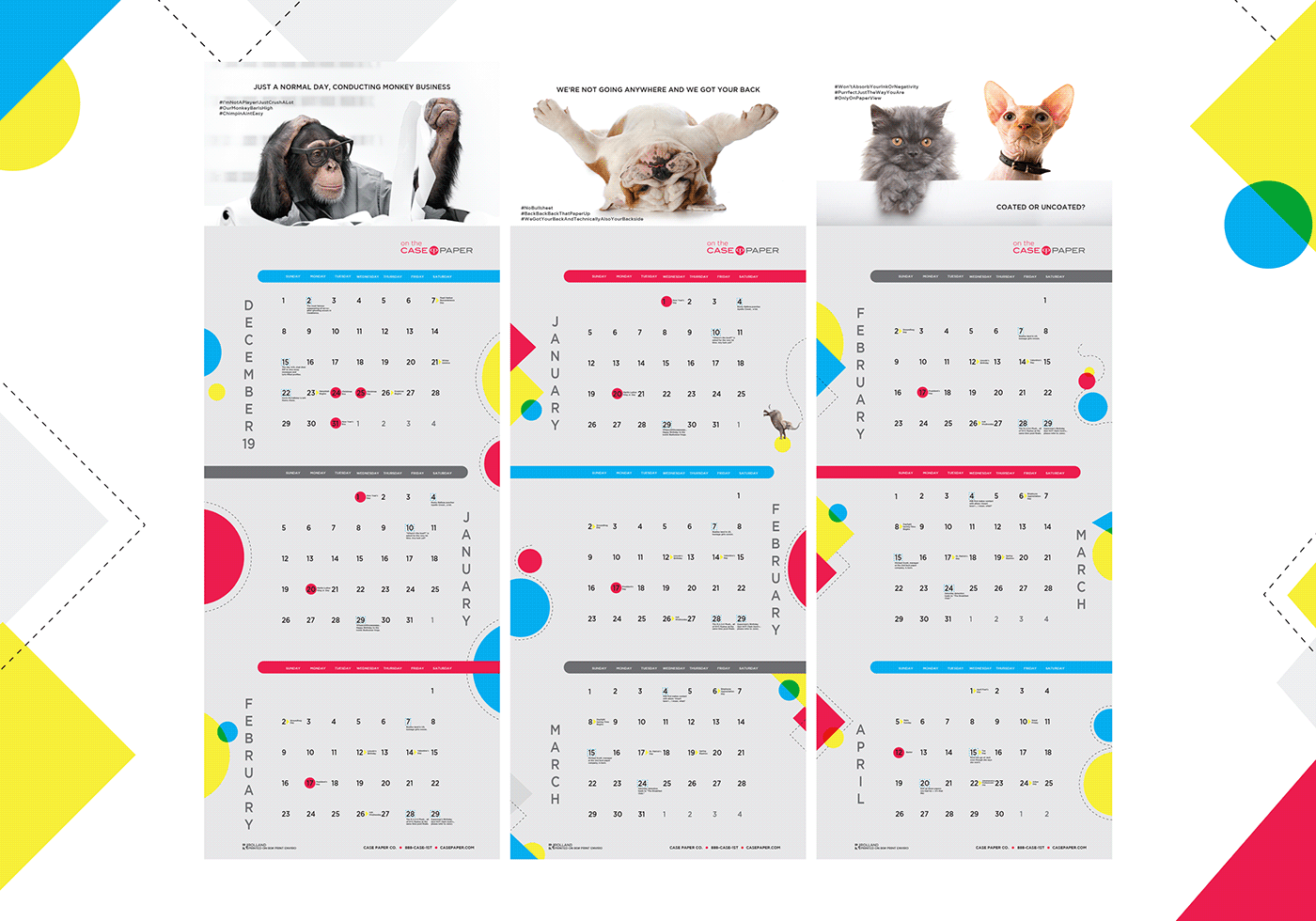 2020 calendar calendar cute animals Fun graphic icons witty