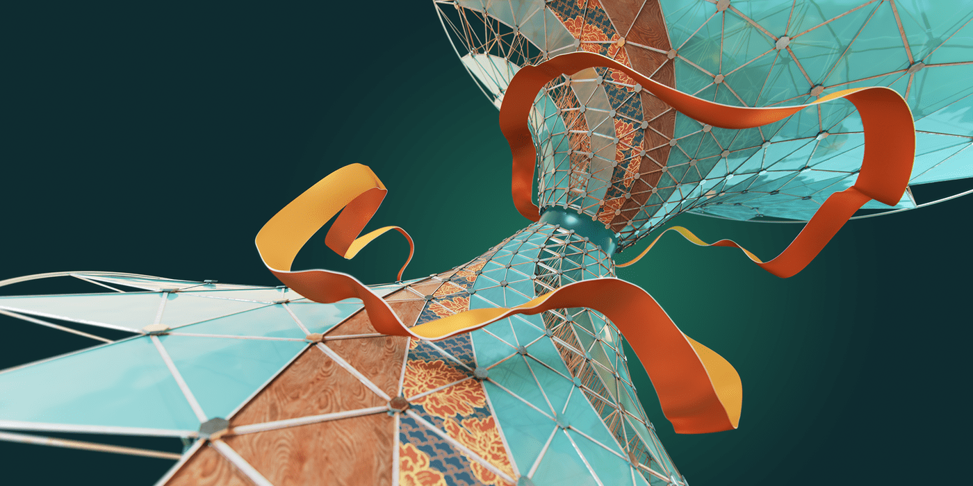 3D Abstract Art adobe application parametric architecture parametric art splash screen substance