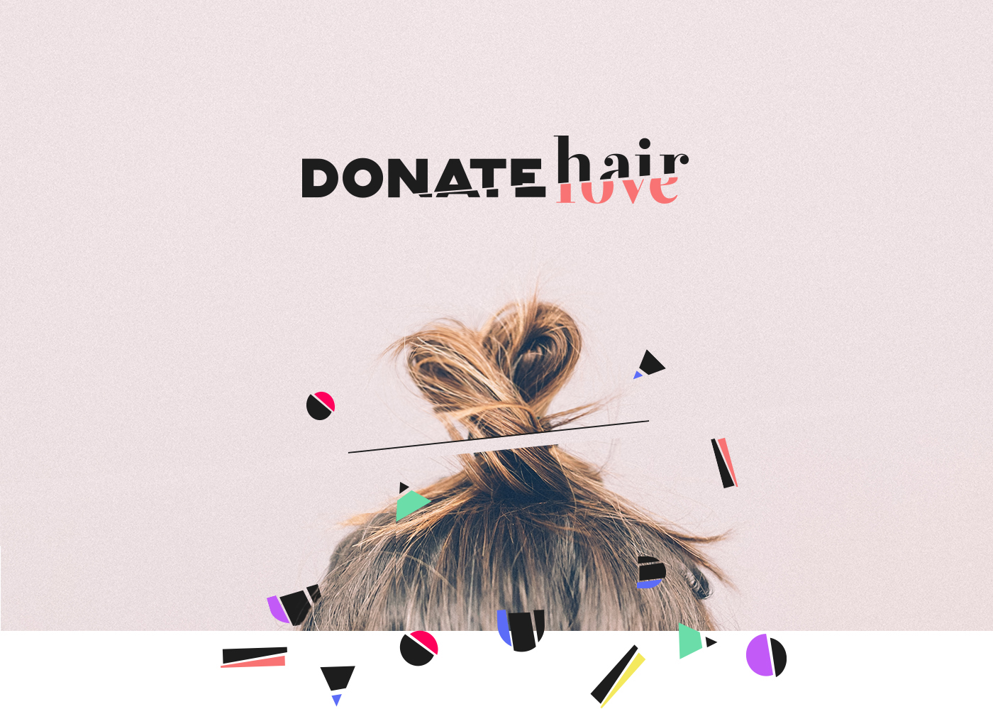 hair donation donate hair Donate Love donatehairgr Greece cut haircut pattern geometrical shapes NGO donator cancer hairloss alopecia