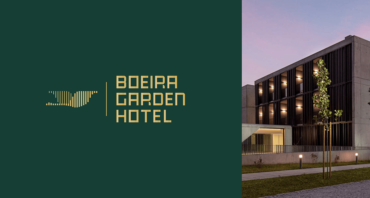 Boeira branding  garden hotel identity Nature Typeface typography  