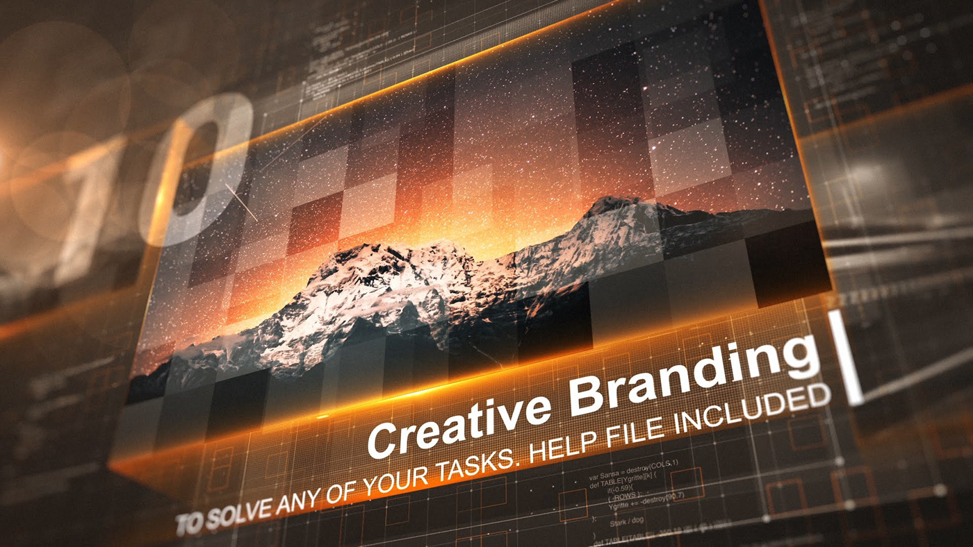 envato videohive after effects template digital Technology sci-fi