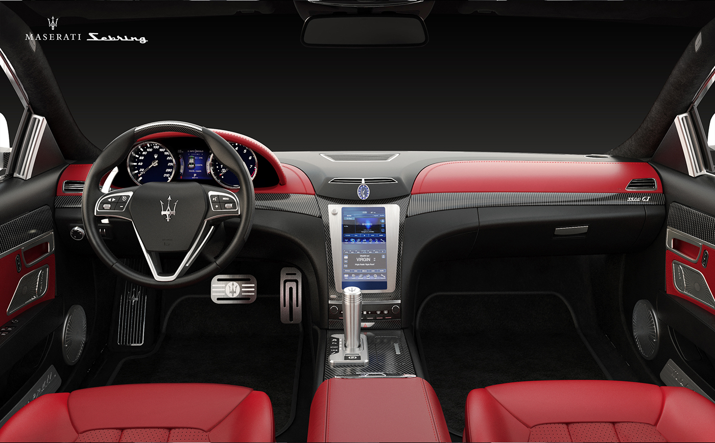 maserati car automotive   design industrial design  3D Render visualization CGI 3d modeling
