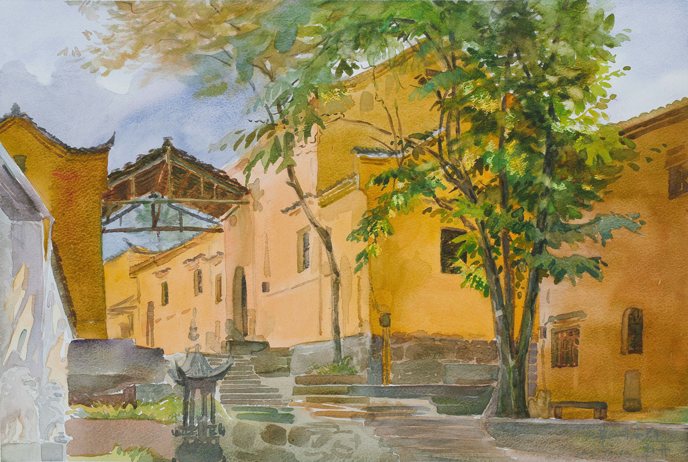 watercolor Landscape