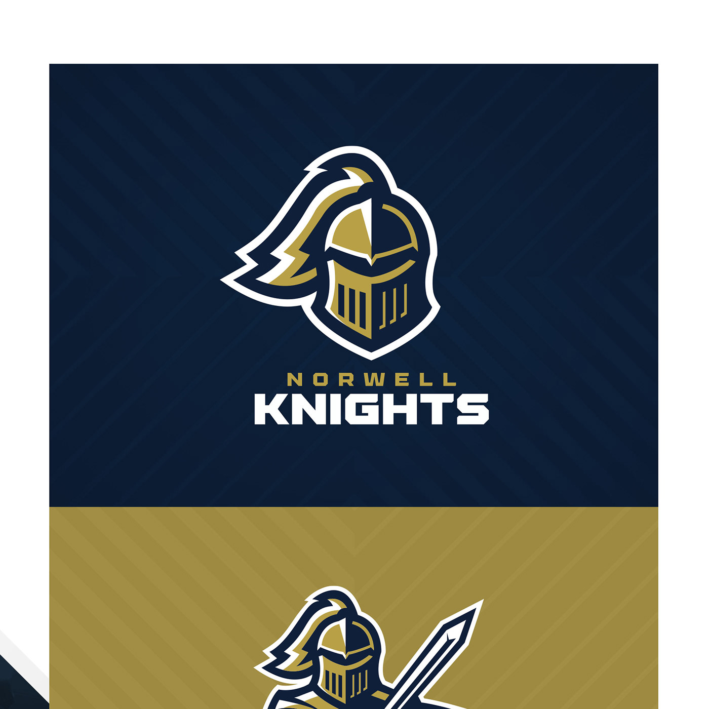 knights Mascot logo design indiana basketball football sports Norwell