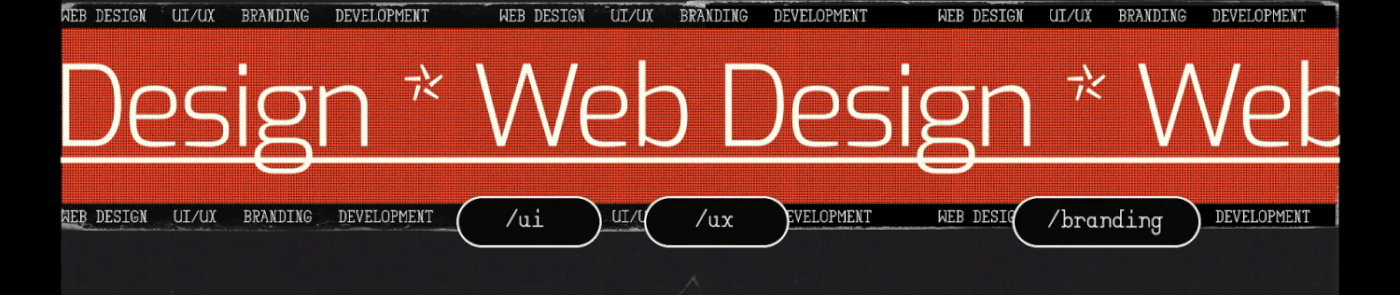 agency studio uidesign Webdesign Website UI/UX user interface bold modern