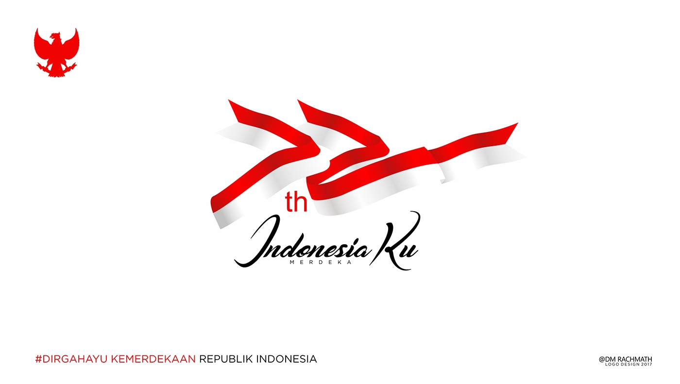 logo hut RI indonesia concept graphic design  aniversary branding  idea design