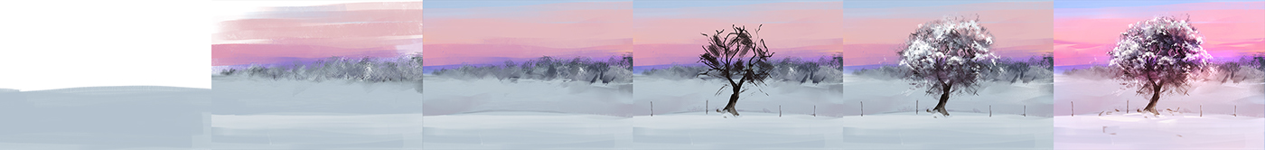 concept art environment sketches composition Landscape background ILLUSTRATION  fantasy art Game Art