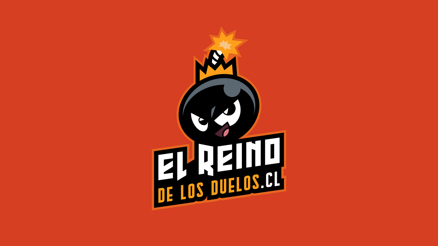 Brand Design branding  cartoon elreinodelosduelos logo Logo Design Logotype manual mascot logo visual identity