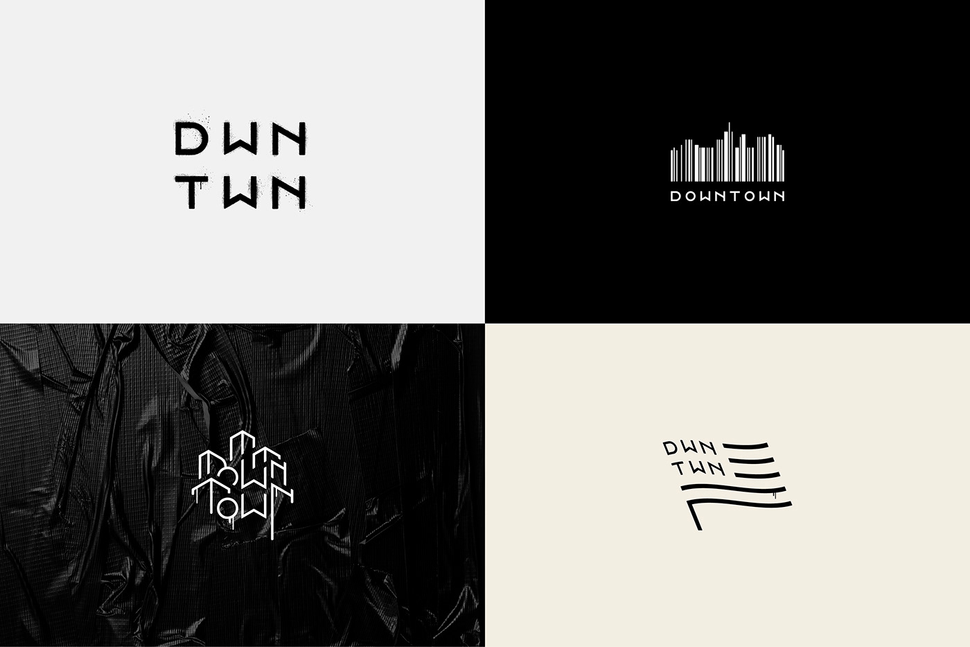 Logos explorations for Downtown