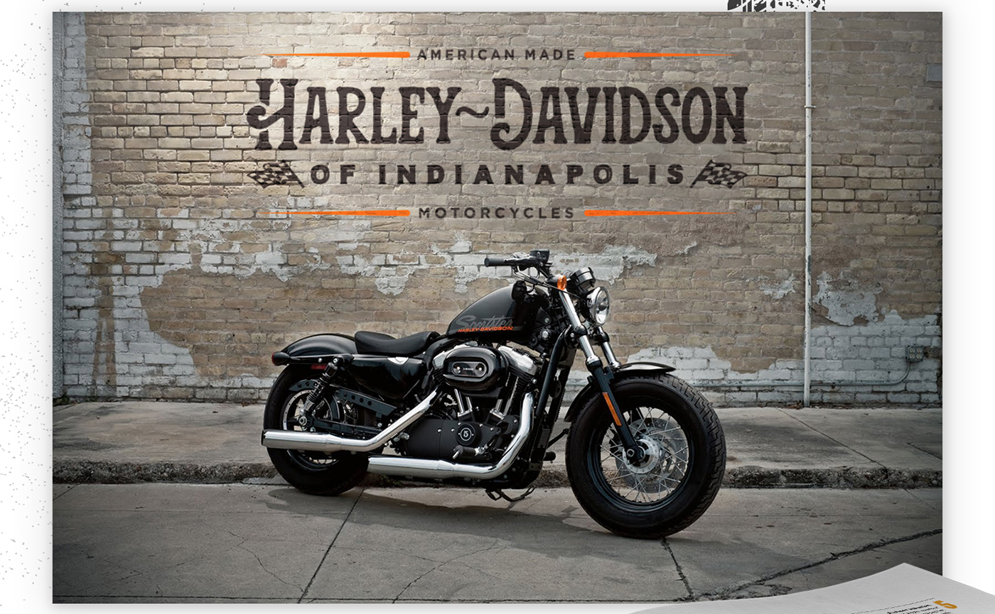 logo Harley-Davidson Harley Davidson transportation business card motorcycle branding  Retro vintage print