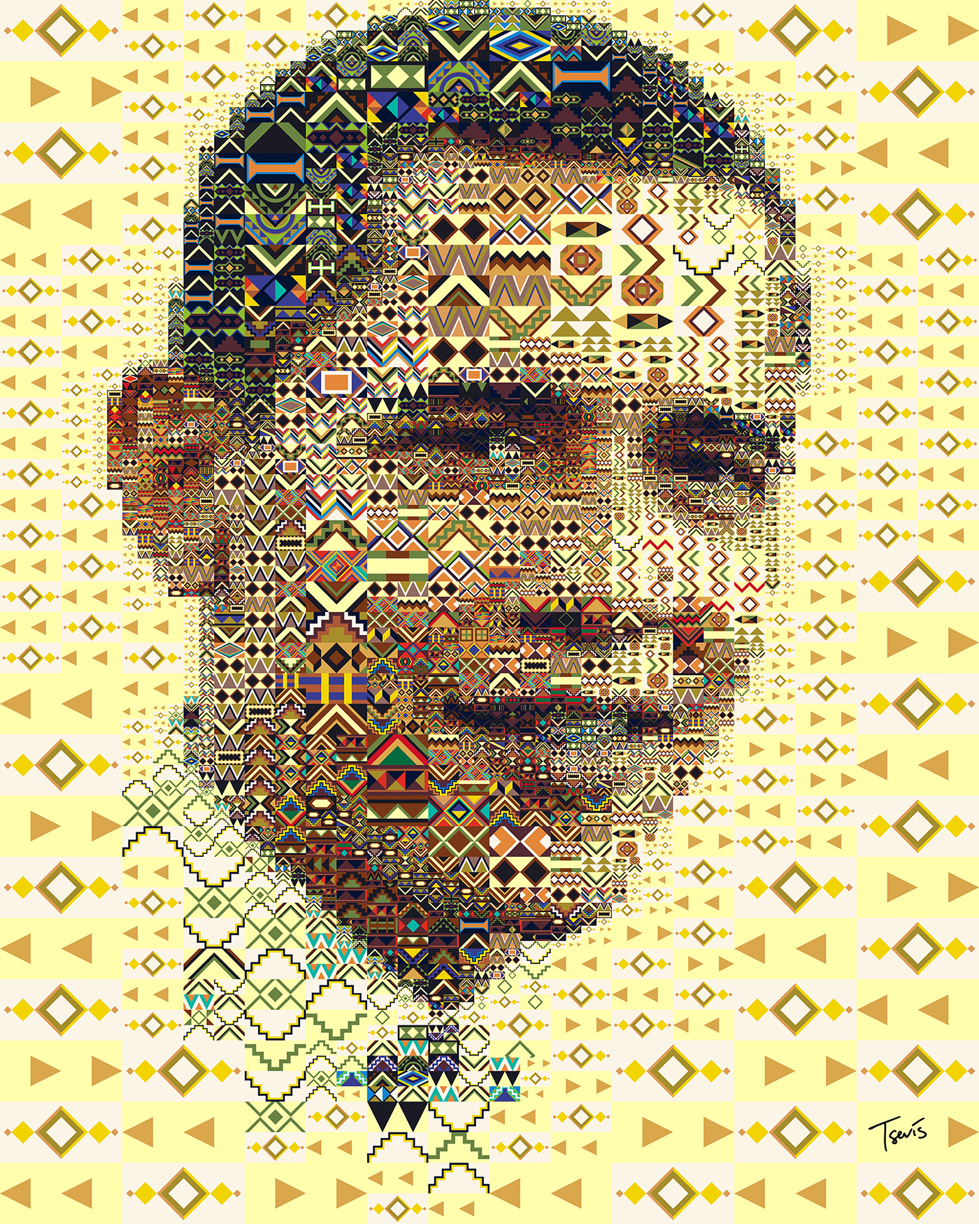 politics Barack Obama democrats photomosaic collage Propaganda visual design africa social design
