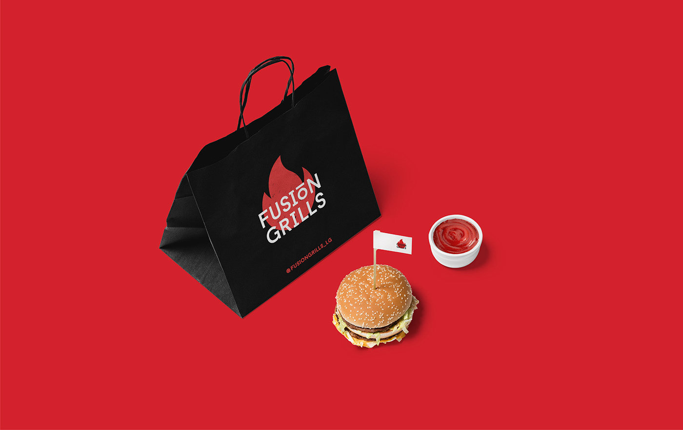 brand burger Fast food Food  hamburger identidade visual logo urban food