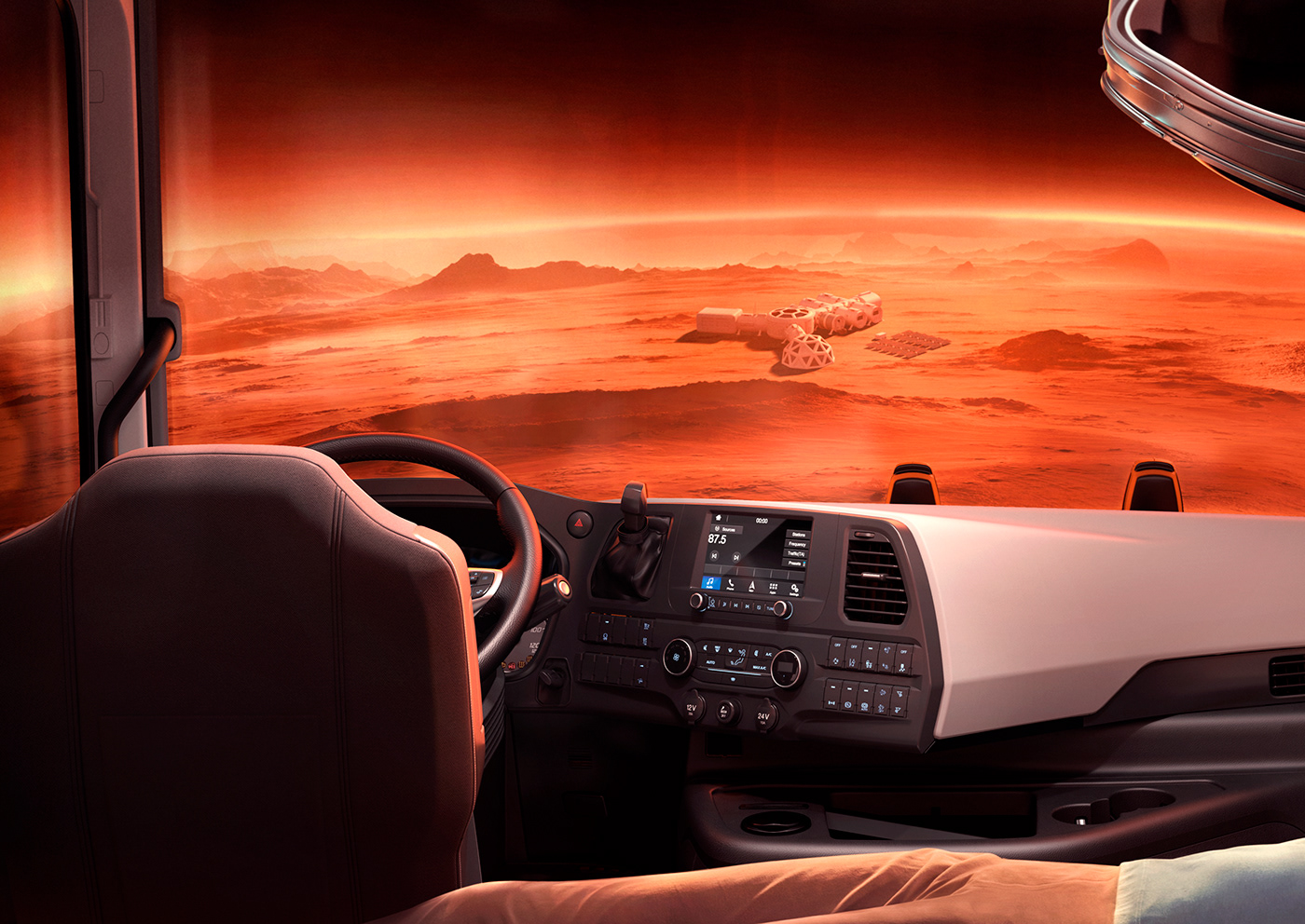 3D retouch car Truck Ford automotive   mars alld Space  Photography 