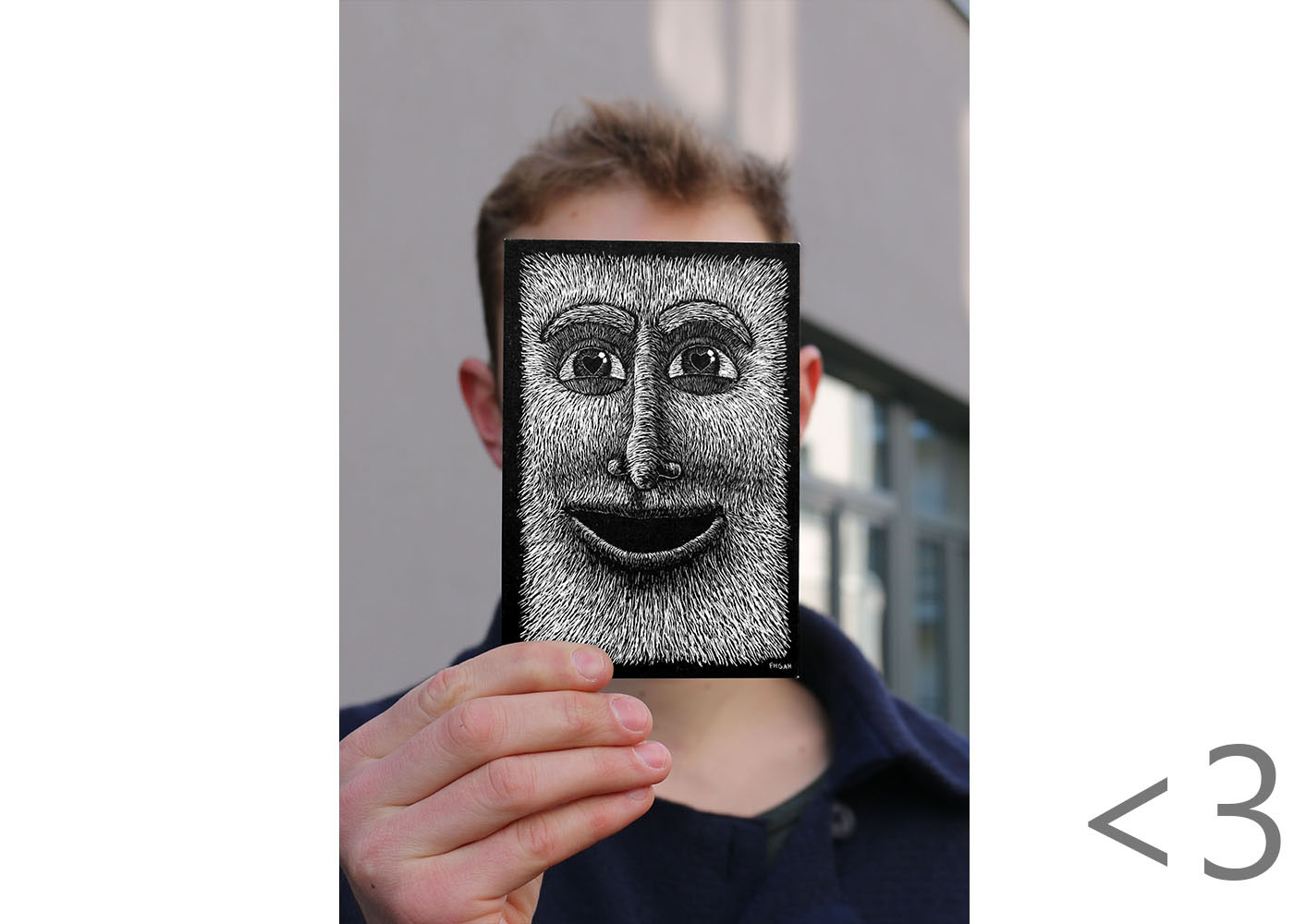 Emoji face print cards emotion smiley