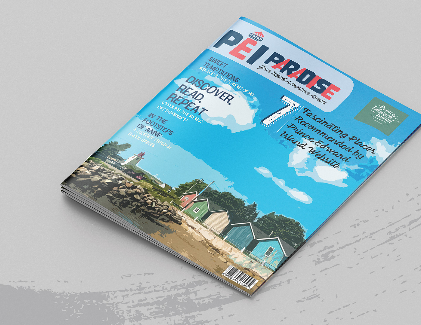 design magazine Magazine Cover PEI magazine layout indesign magazine typography   Layout Design Phototgraphy Prince Edward Island