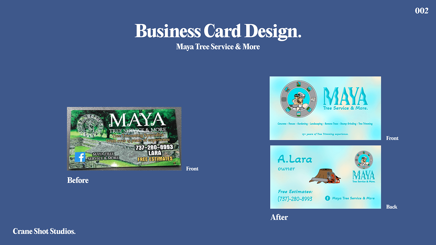 business card Business card design Business Logo Logo Design Logotype Graphic Designer Maya Landscape brand identity Tree Service