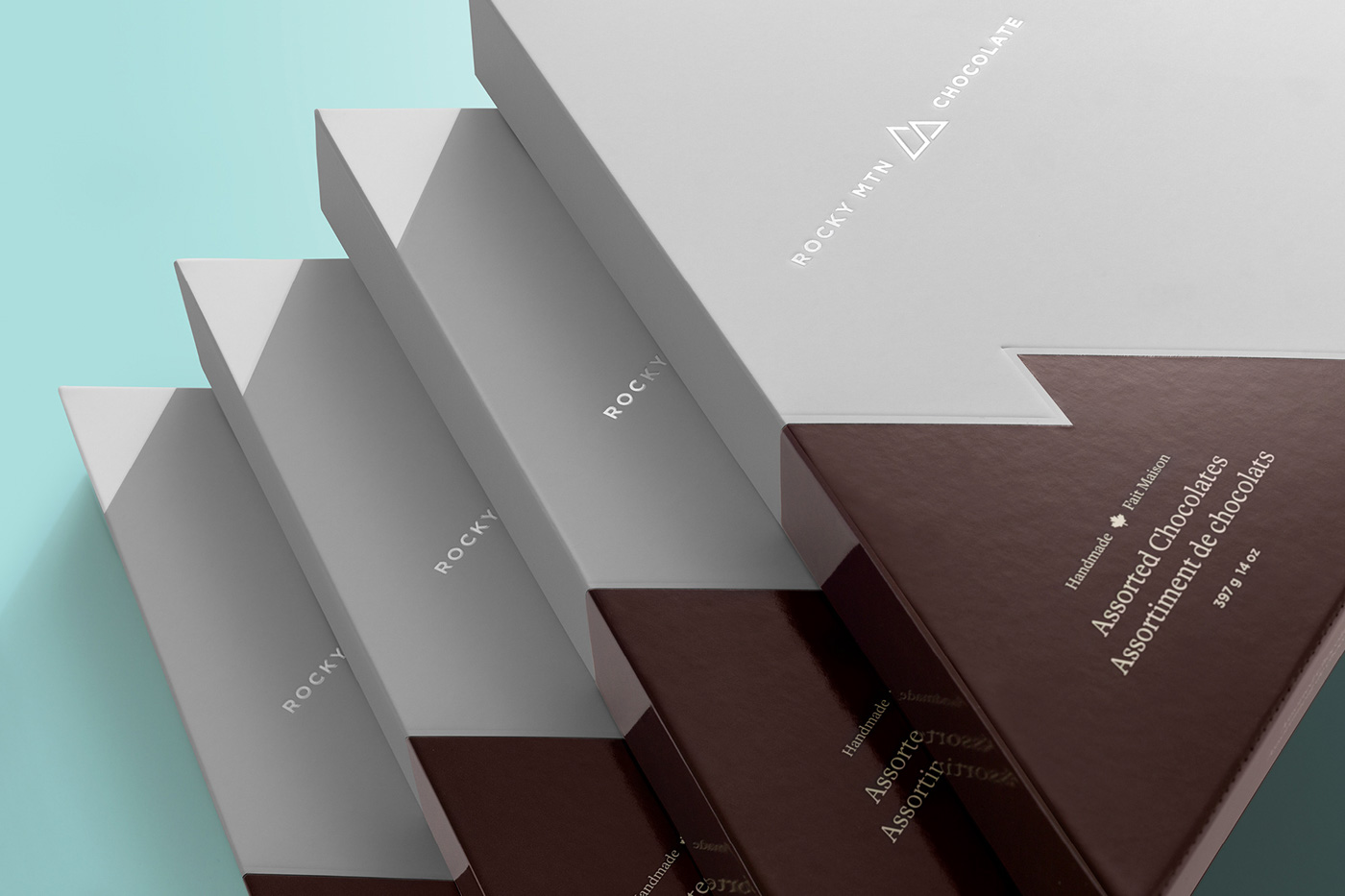 chocolate chocolate bar Packaging branding  franchise luxury premium rocky mountain chocolate Retail store design