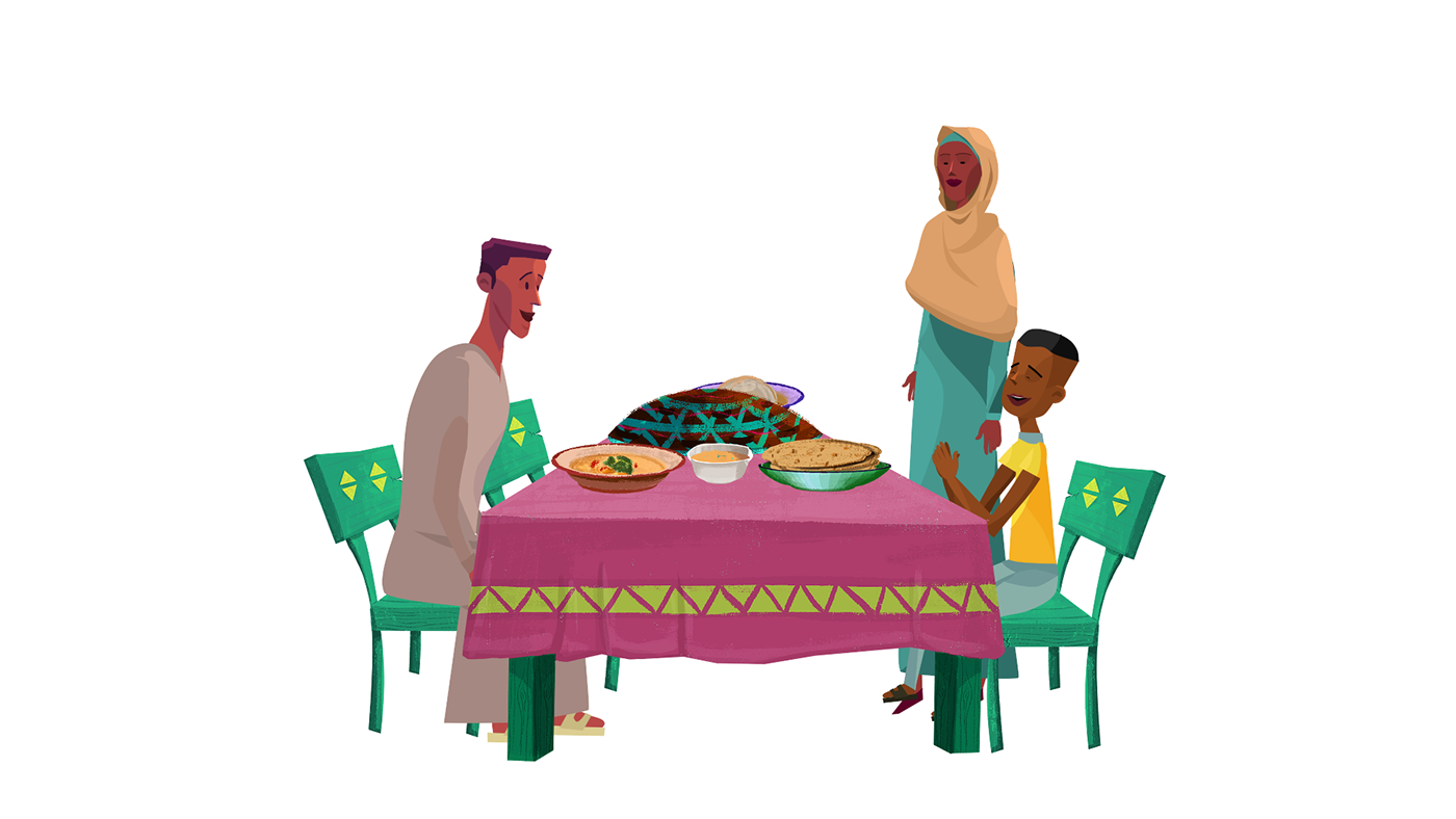 animation  motion ILLUSTRATION  ramadan Sudan