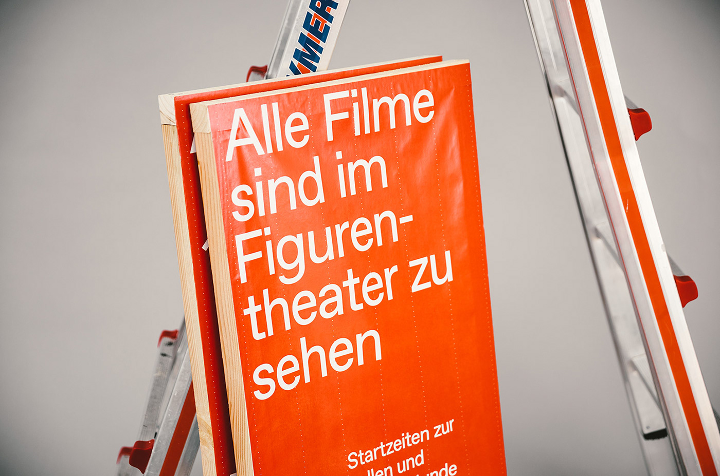 Exhibition  wayfinding typography   Werkschau graduation show graphic design  Repetition Mediendesign Ravensburg
