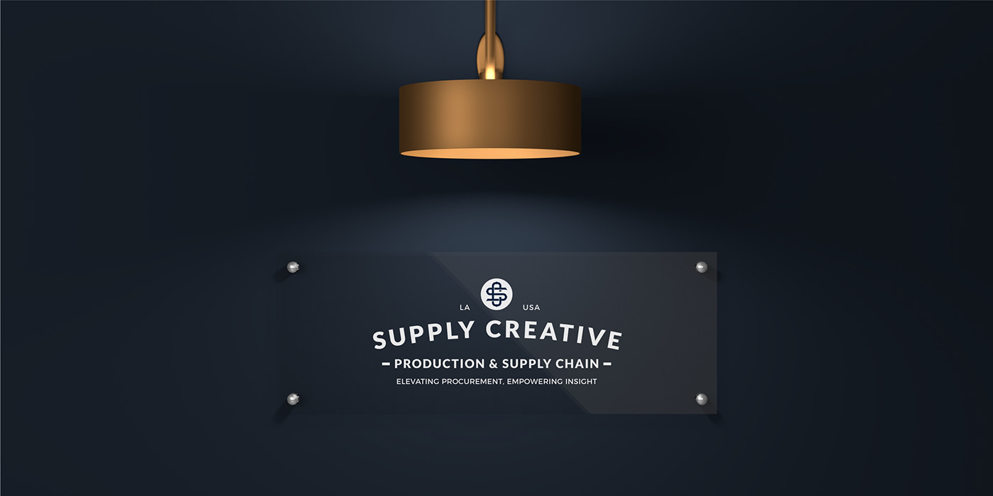 brand Logo Design Supply Chain business card Stationary design brand identity Graphic Designer logo designer designer