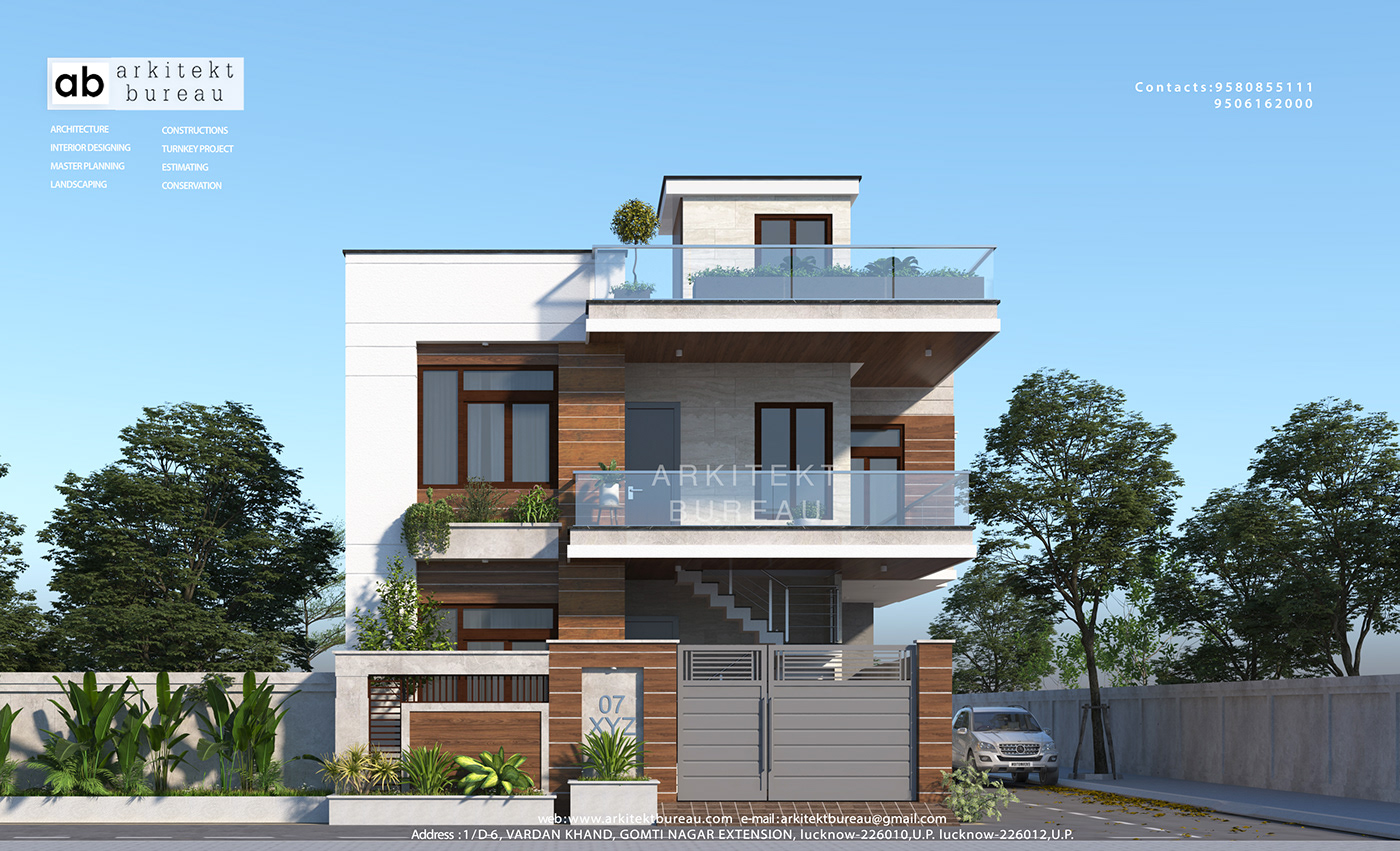 Exterior rendering Residential Design