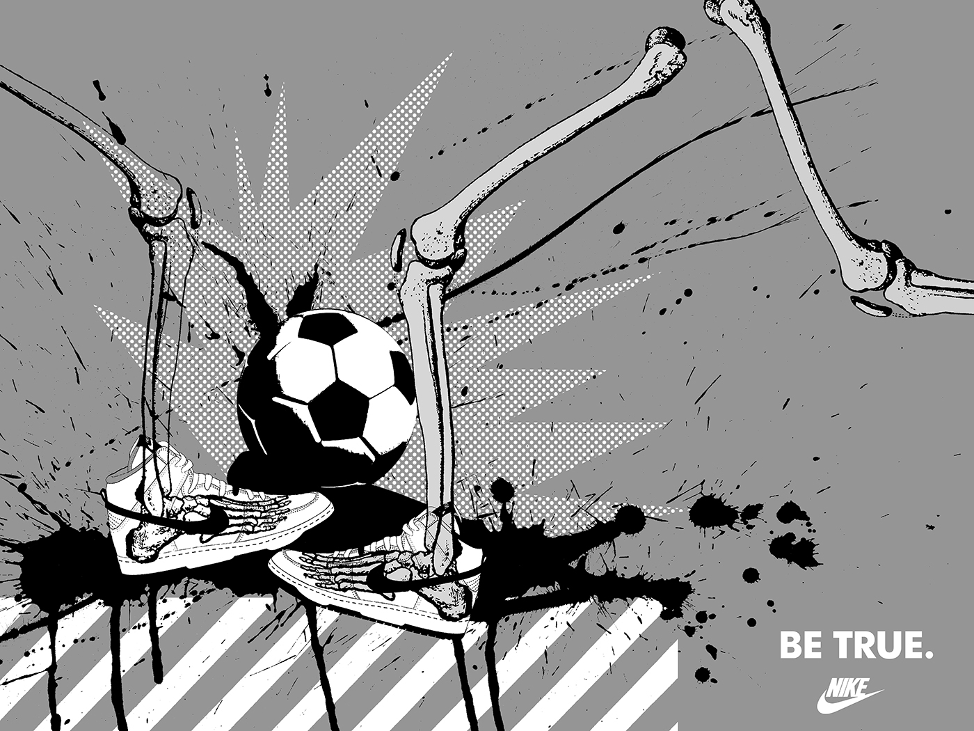 Nike sneakers ball football Pitbull sport soccer sport branding Sports Branding sports illustration