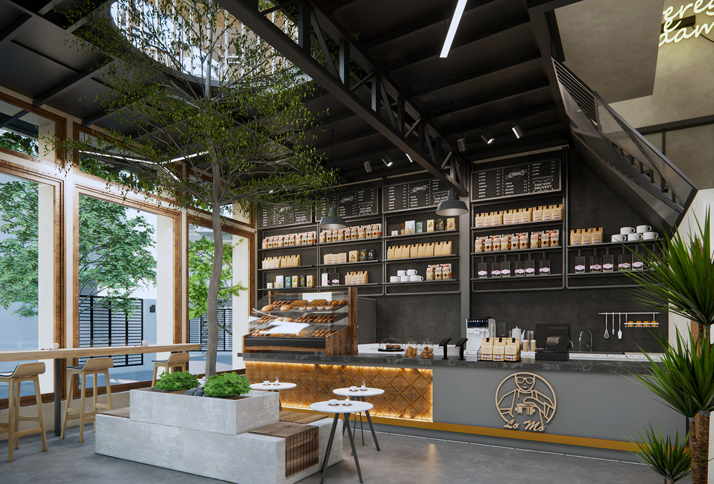 cafe Coffee interior design 