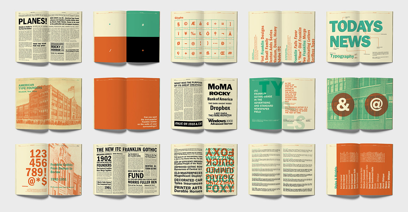 posters graphic design  printmaking collage labels calendar design book covers Zine  Type Specimen MICA