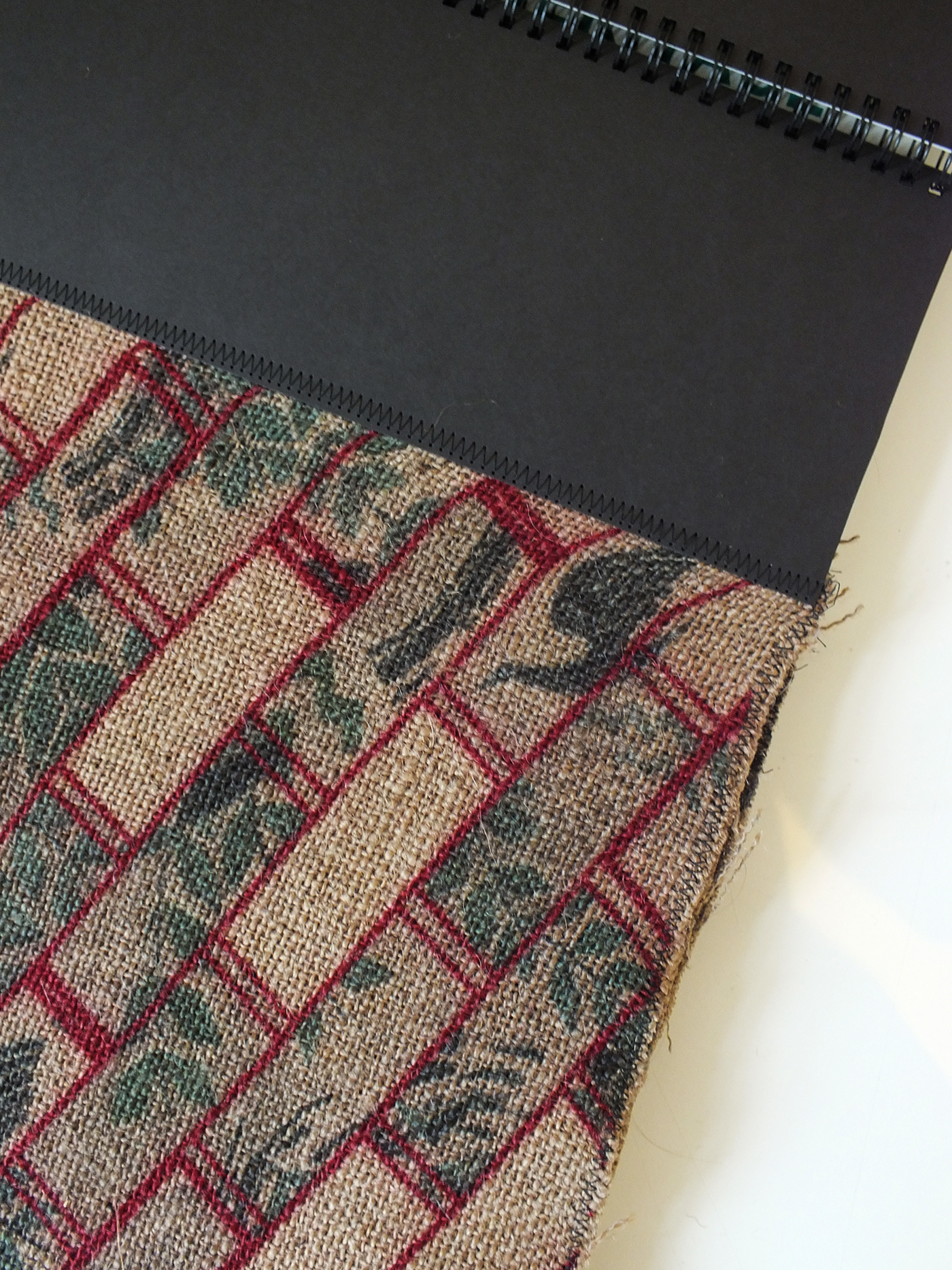 dundee Printing digital textile jute woodblock heritage linen