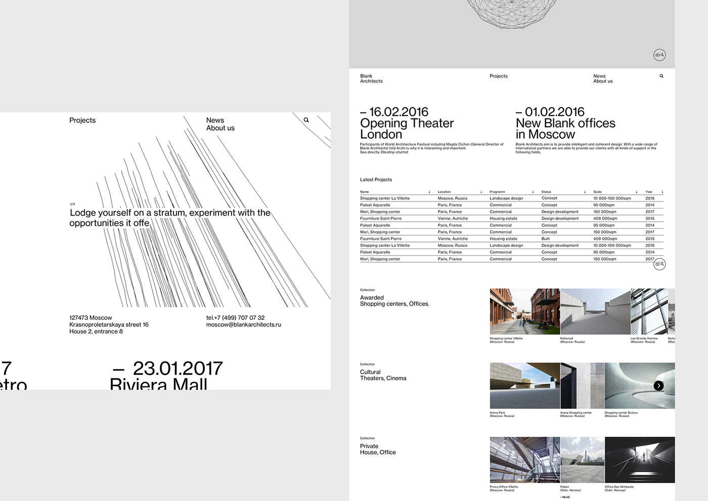 identity architects architecture Webdesign Logotype generative generativedesign