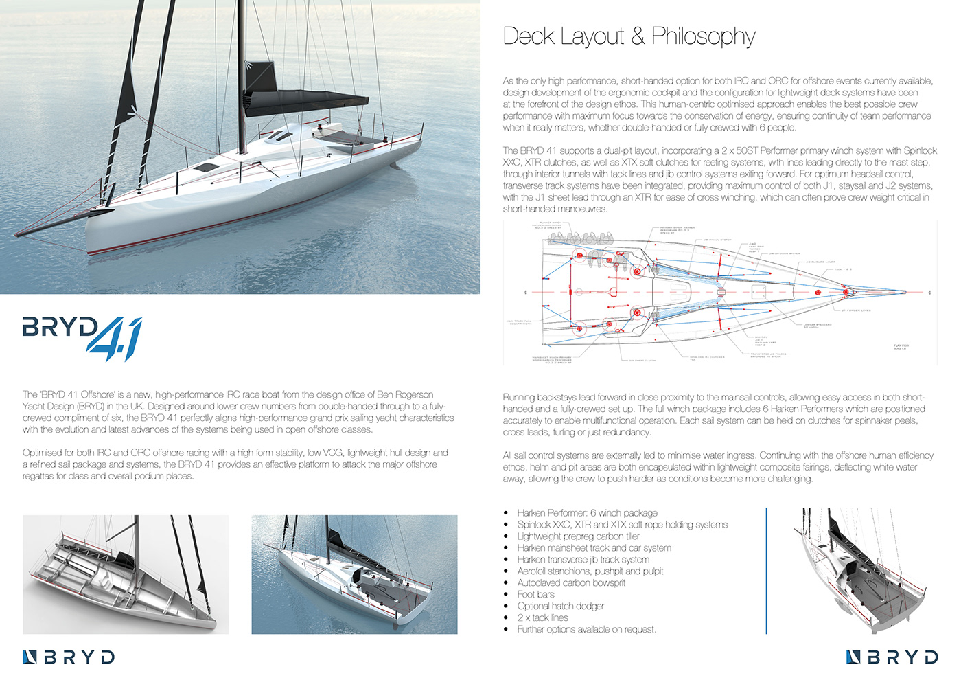 boat boatdesign brochure BRYD design offshore sailing yacht yachtdesign