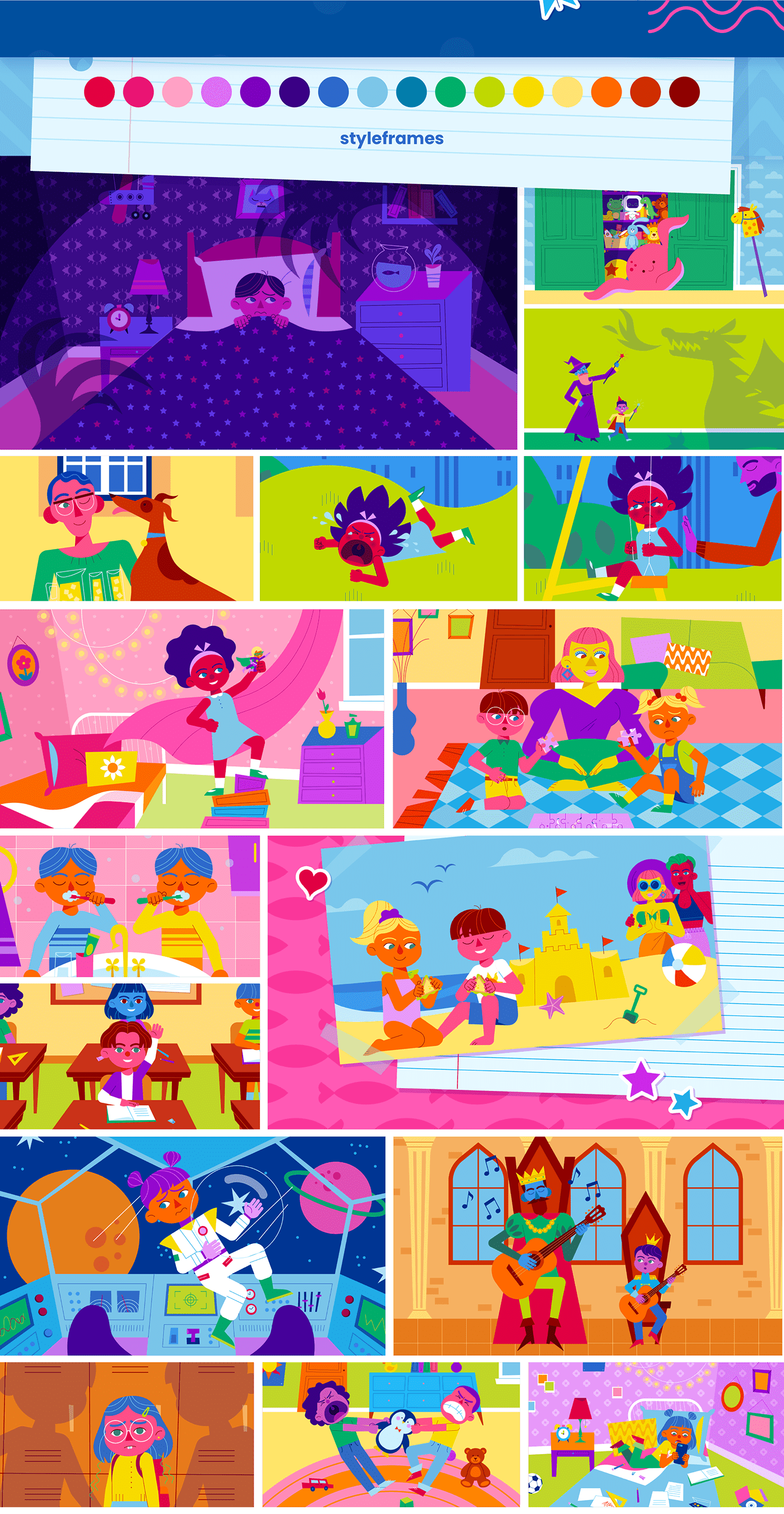 2D 2D Animation animation  character animation Character design  digital illustration Education ILLUSTRATION  kids parenting