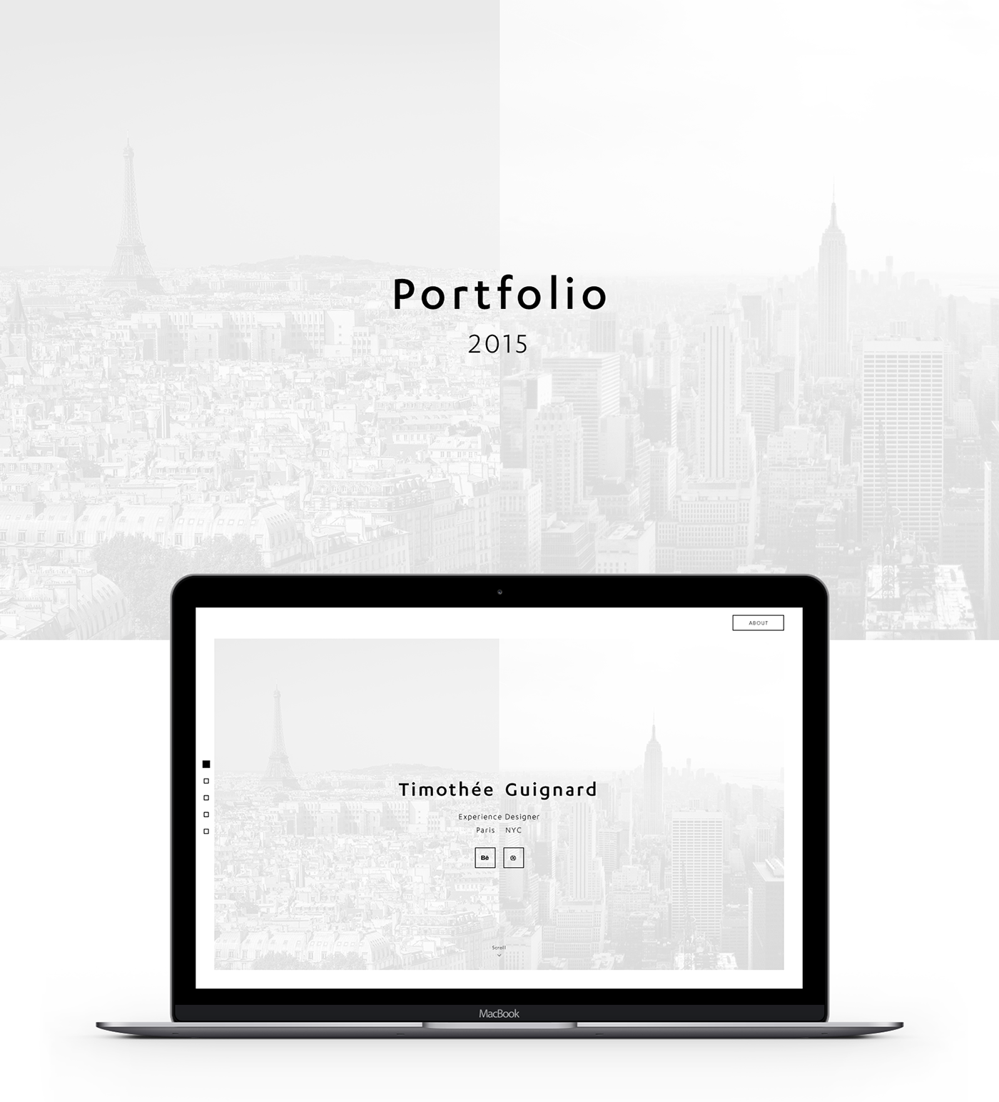 portfolio ux UI Webdesign Paris nyc photoshop HTML css Web Interface