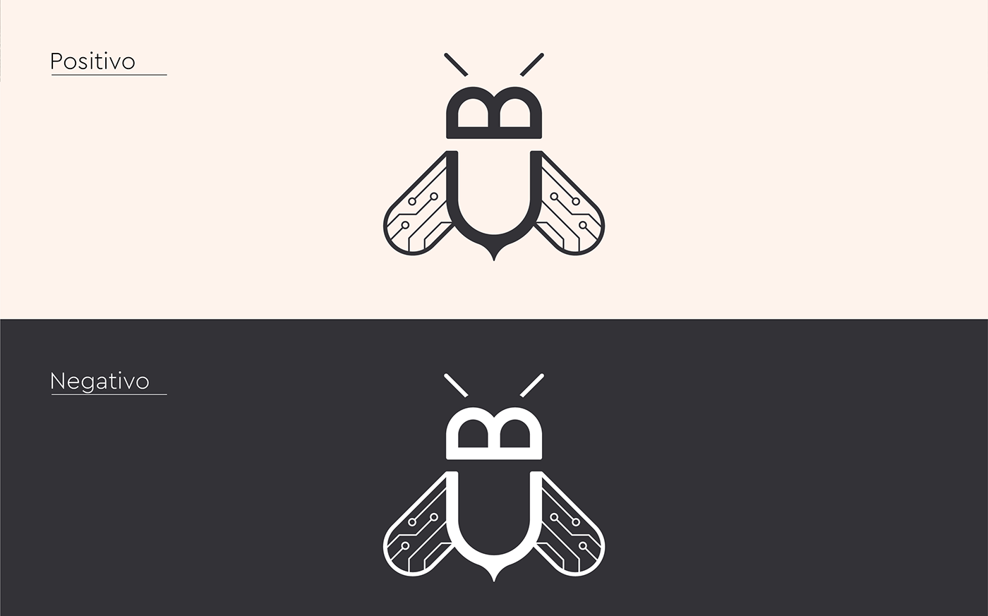 bee brand branding  logo Logo Design
