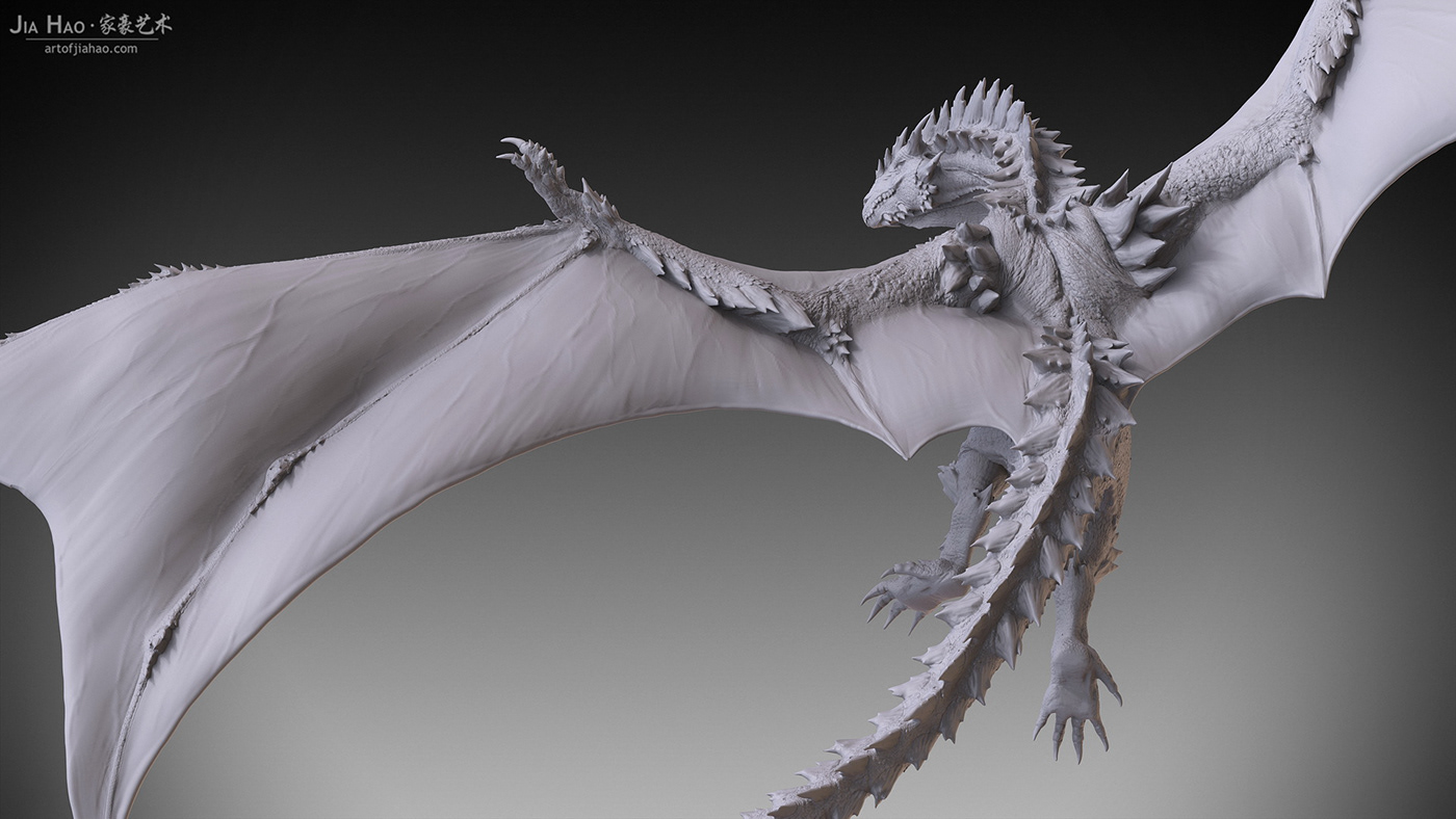 creature Character design art 3D fantasy sci-fi animal designer dragon