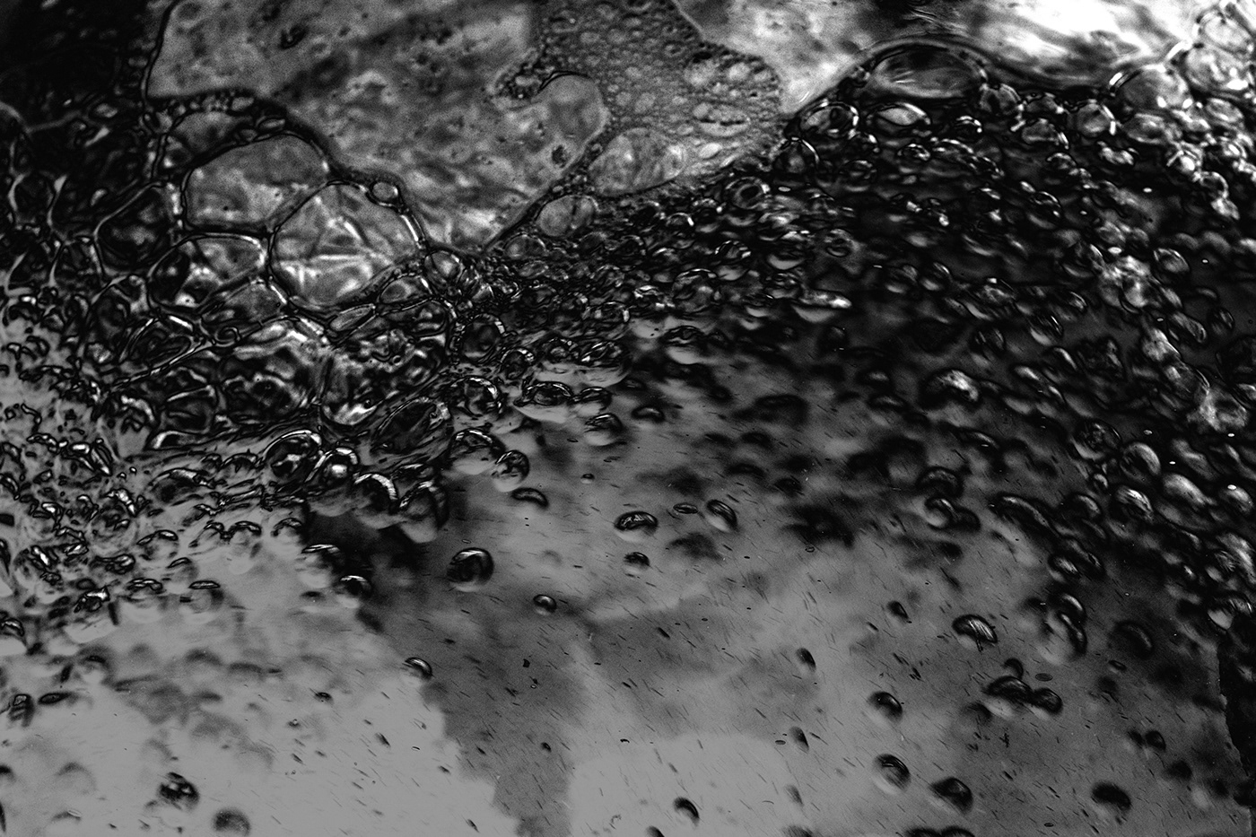 water Photography  Nature bubble movement